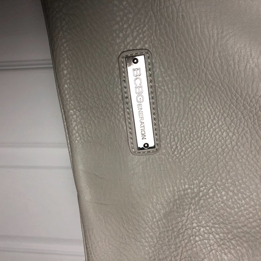 Bcbgeneration White Gray Medium Shoulder Bag Vint… - image 3